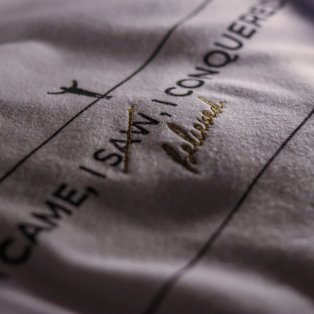 "Veni, Vidi, Vici" || The White Tee