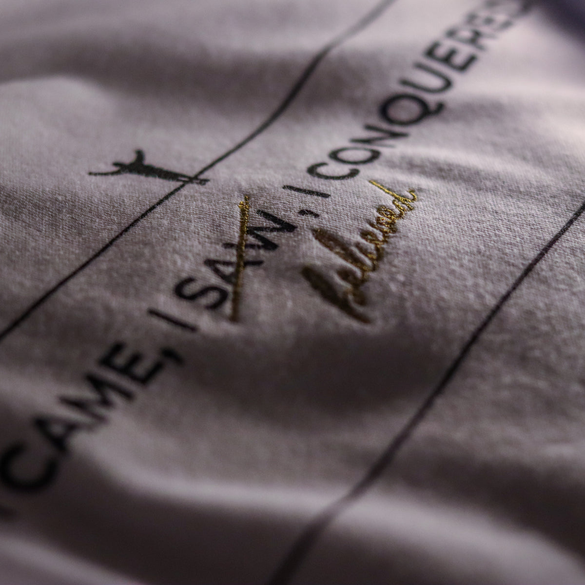 "Veni, Vidi, Vici" || The White Tee