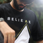 "MAKE YOUR OWN PATH" || The Black BELIEVE Tee