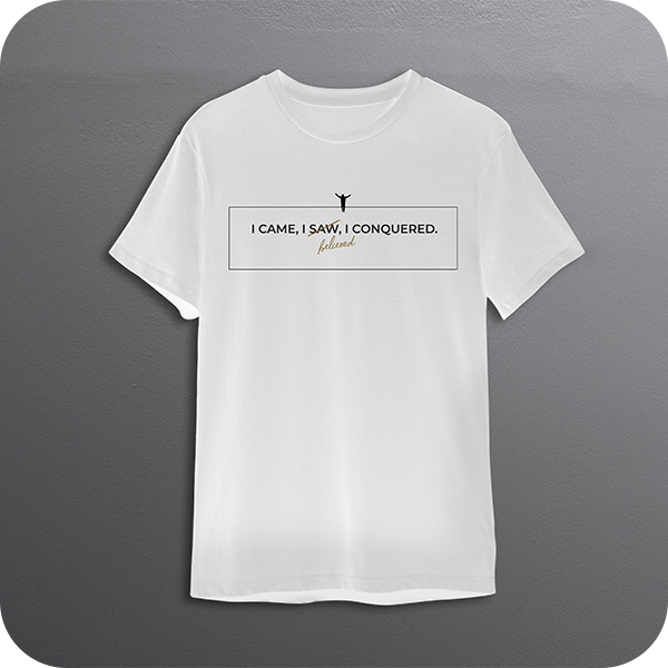 "Veni, Vidi, Vici" || The White Tee