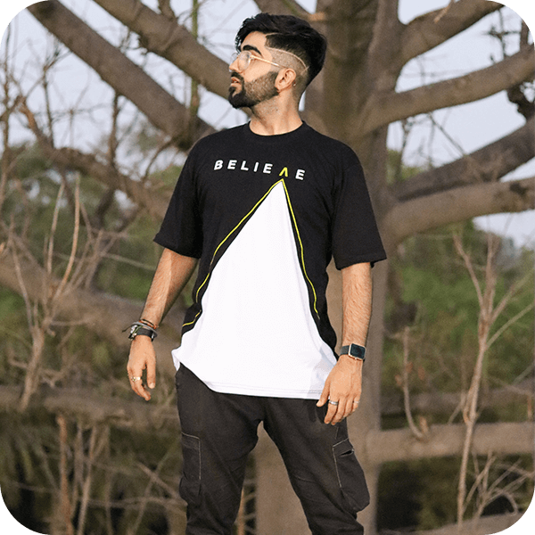 "MAKE YOUR OWN PATH" || The Black BELIEVE Tee