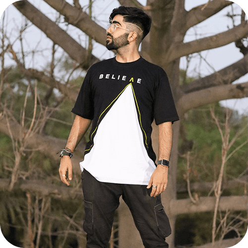"MAKE YOUR OWN PATH" || The Black BELIEVE Tee